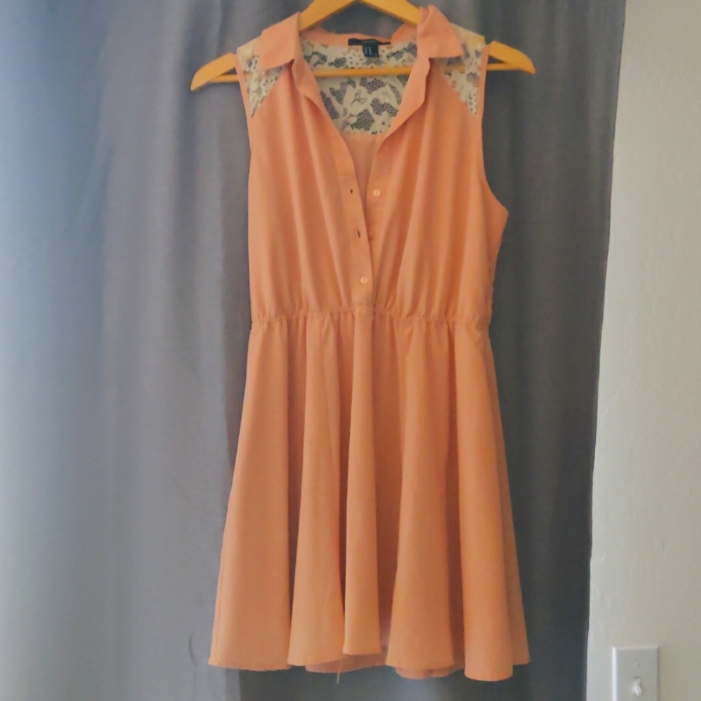 Peach dress, Forever 21, size: M